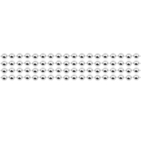 33" necklace with 7 1/2 mm silver beads. Blank.... from ASI 98360 WOWLine /...