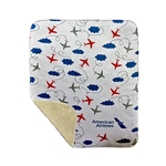 30" x 40" Sublimated Mink Sherpa Plush Blanket