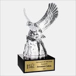 Spirit Eagle Award- Black Base w/ Gold Plate