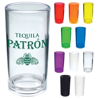 1.5 oz. Colored Plastic Shooter Shot Glass, USA made of rugged... from ASI...