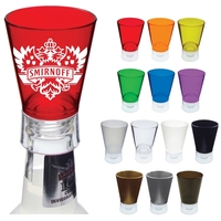 1.5 oz. Colored Plastic Bottle Top Shot Glass