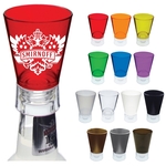 1.5 oz. Colored Plastic Bottle Top Shot Glass