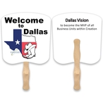 Bread Slice Shape Hand Fan