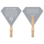 Gem Shape Hand Fan