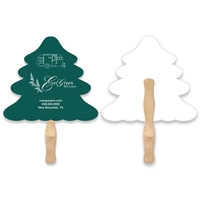 Evergreen Tree Shape Hand Fan