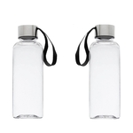 Plastic Water Bottle with Strap, 17 oz.