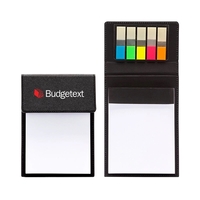 Notepad with 5 colors of sticky note flags.... from ASI 88060 Snugz/USA Inc