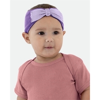 Rabbit Skins Infant Bow Tie Headband.... from ASI 84358 S&S Activewear