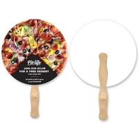 Full color, circle shaped hand fan.... from ASI 93520 Ventura Inc