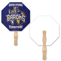 Full Color Stop sign shaped hand fan.... from ASI 93520 Ventura Inc