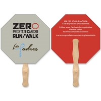 Full Color Stop sign shaped hand fan.... from ASI 93520 Ventura Inc