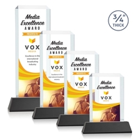 Our Full Color VividPrint Dalton features thick beveled Starfire crystal...