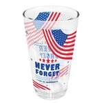 16 oz. Pint Glass - USA, Mirror Printing