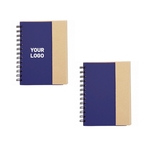 Eco-friendly Magnetic Two-Tone Spiral Notebook