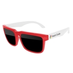 2-Tone Heat Sunglasses w/ Temple Imprint