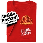 Inside Pocket T-Shirt (DECORATED)