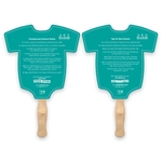 Custom Shape Fan max 10" X 15" Sandwich Style