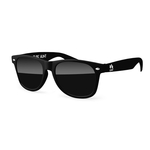 Soft touch matte Retro Sunglasses w/1-Color Temple Imprint