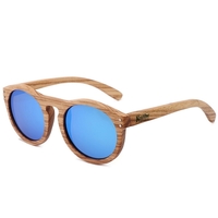 Zebra full wood mirrored sunglasses.... from ASI 57371 Eyevertising