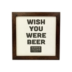 Veneer-covered Box Frame w/ Natural Canvas