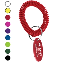 Wrist Coils with high quality coil with oval tag, full color... from ASI...