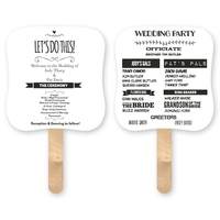 Palm Shape Mini Hand Fan Sandwich Style