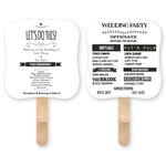 Palm Shape Mini Hand Fan Sandwich Style