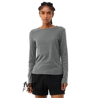 Micro Rib Long Sleeve Tee