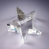 Star Optic Crystal Paperweight