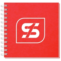 7" x 7" Journal with imprint on every sheet, recycled paper,... from ASI...