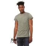 Unisex Jersey Rolled Cuff Tee