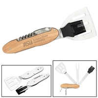 5 piece BBQ multi tool with a fold out spatula, fork,... from ASI 57655...
