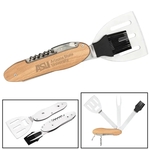 5 Piece BBQ Multi-Tool Spatula Fork Brush
