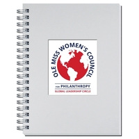 Classic journal with die cut heavyweight cover, printed insert sheet, and......