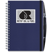 7" x 10" Classic journal with die cut heavyweight cover, printed... from ASI...