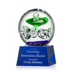 Aquarius Award on Robson Base - Blue