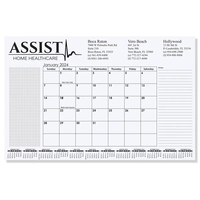 Small calendar desk pad measures 16 3/4" x 10 7/8". Fits... from ASI 50873...