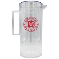 2-quart clear plastic beverage pitcher with lid. Perfect for indoor and......