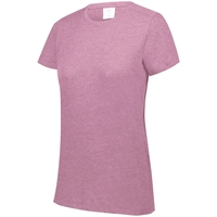 Ladies Tri-Blend T-Shirt with 50% polyester/38% cotton/12% rayon tri-blend...