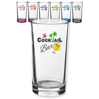 7 oz. drinking glass with classic design and smooth contours.... from ASI...