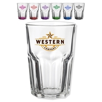 12.5 oz. classic bar glass with a hexagon shaped base.... from ASI 39552 BEL...