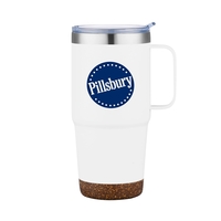 24 Oz Vacuum Sealed Camper Mugs with Powdered Finish and Natural... from ASI...