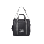 Insulated Zipper Cooler Bag with Shoulder Strap