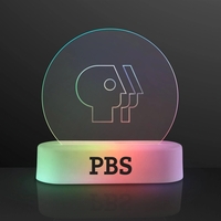 Customizable Acrylic Light LED Table Decoration; Laser Engraved Pricing......