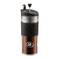 Travel mug with coffee maker press - 15oz single serve... from ASI 61005...