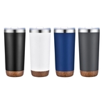 Audrey 22oz Vacuum Tumbler With Cork Bottom