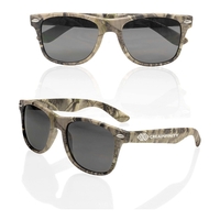 Woodland Camo Sunglasses are a fun way to display your logo.... from ASI...