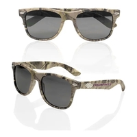 Woodland Camo Sunglasses are a fun way to display your logo.... from ASI...