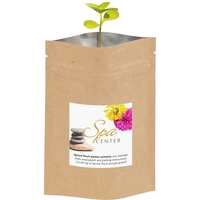 Special leak proof grow pouch contains, seed packet, growing and draining......