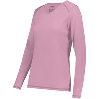 Ladies Super Soft-Spun Poly Long Sleeve Tee